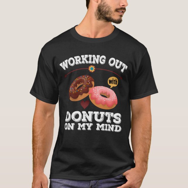 T-shirt Je cours pour la chemise d'entraînement amusante d (Devant)