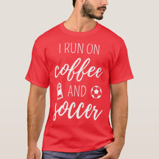 T-shirt Je Cours Sur Le Café Et Je
