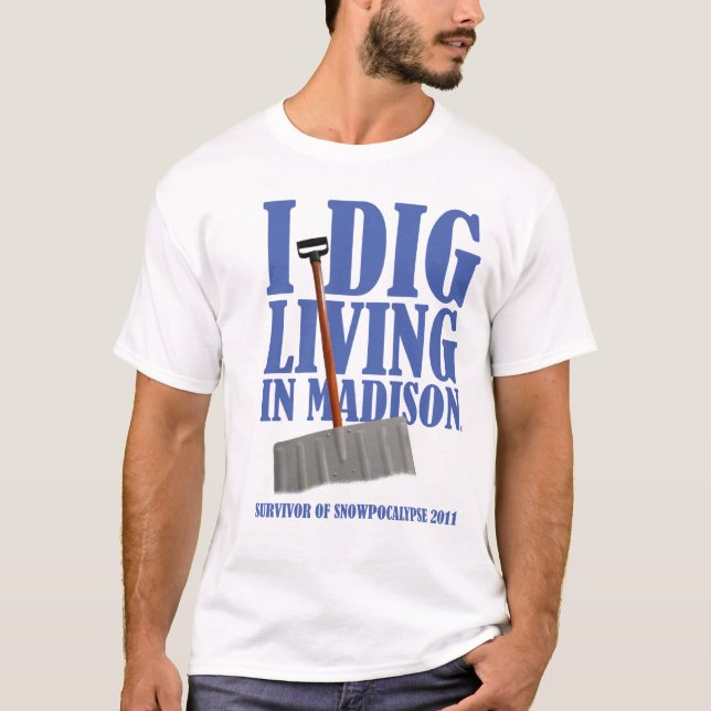 T-shirt JE CREUSE la VIE DANS ISON - chemise de tempête de (Devant)
