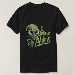 T-shirt Je Crois Aux Aliens