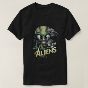 T-shirt Je Crois Aux Aliens