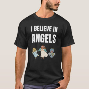 T-shirt Je crois aux anges
