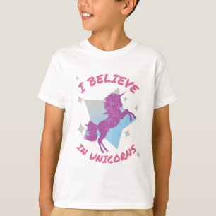 T-shirt Je Crois Aux Licornes