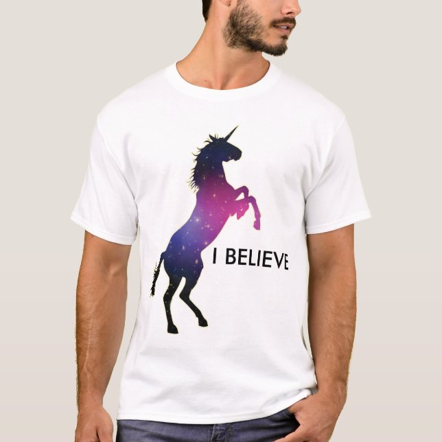 T-shirt Je Crois Aux Licornes (Devant)