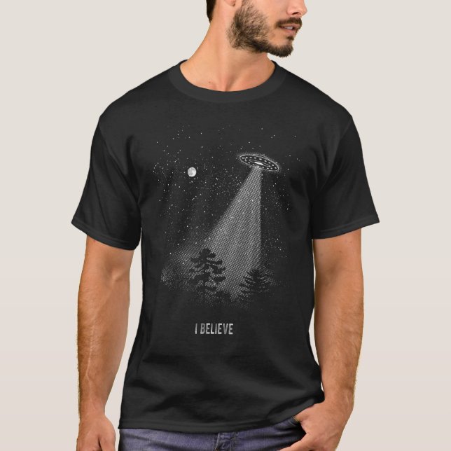 T-shirt Je crois aux OVNI (Devant)