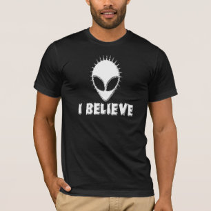 T-shirt Je crois en aliens