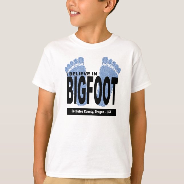 T-shirt Je crois en Bigfoot (Devant)