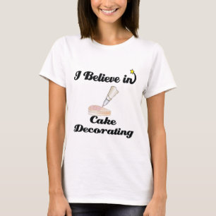 T-shirt je crois en la décoration de gâteaux
