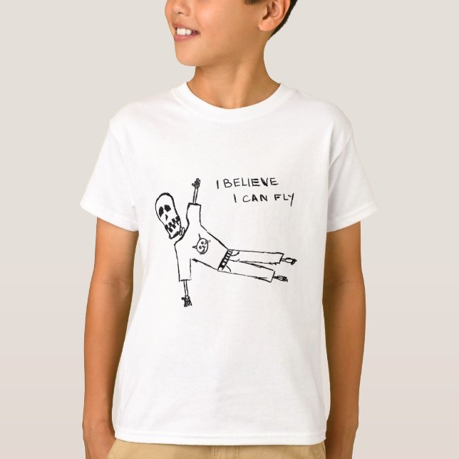 T-shirt je CROIS que je peux voler (Devant)