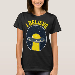 T-shirt Je crois UFO Alien Hunter 2020 Zone 51