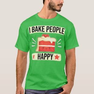 T-shirt Je Cuis Les Gens Heureux Décorateur De Gâteaux Cui