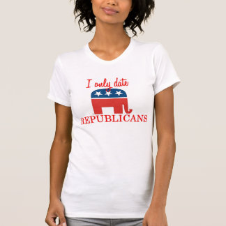 T-shirt Je date seulement des républicains réservoir