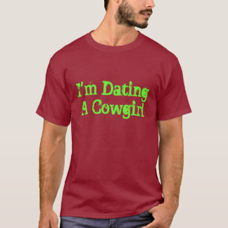 T-shirt Je date une cow-girl