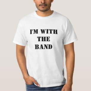 T-shirt Je des femmes suis avec la bande