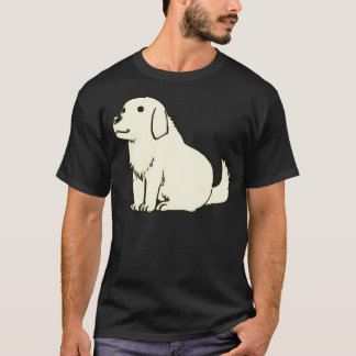 T-shirt Je dessine le chien blanc de chiyo chan tadakichi-