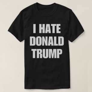 T-shirt Je déteste Donald Trump 