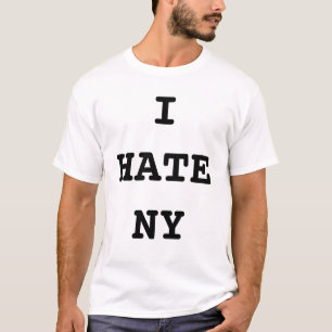 T-shirt Je déteste la chemise de New York
