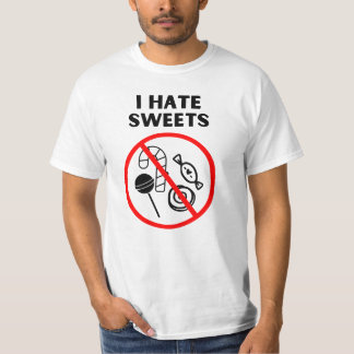 T-shirt Je déteste les bonbons