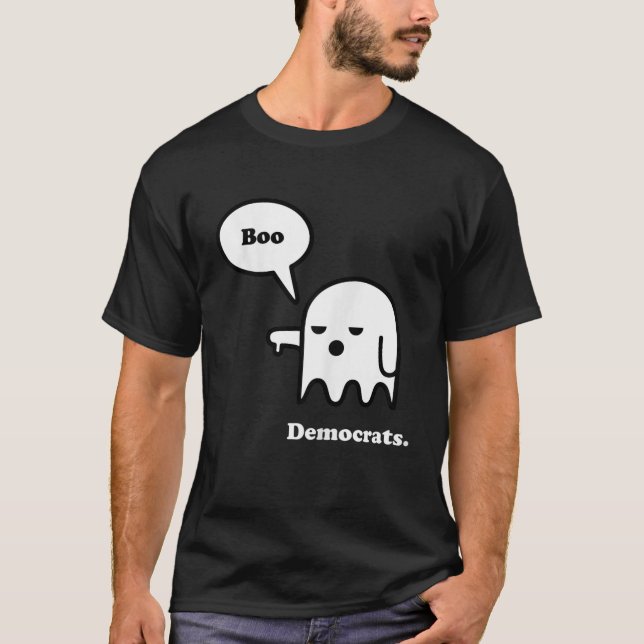 T-shirt Je déteste les démocrates anti-démocrates chemises (Devant)