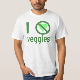 T-shirt Je déteste les légumes