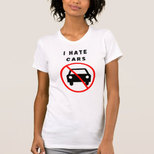 T-shirt Je déteste les voitures