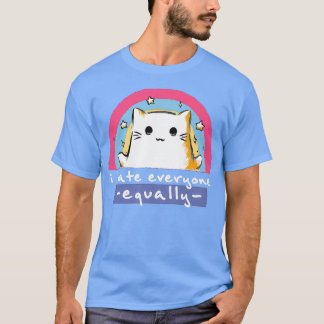 T-shirt Je déteste tout le monde