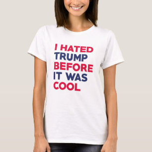 T-shirt Je déteste Trump