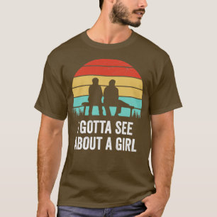 T-shirt Je Devrais Voir Un Citation De Fille