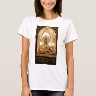 T-shirt Je dinerais plutôt en vert de chaux de la Provenc