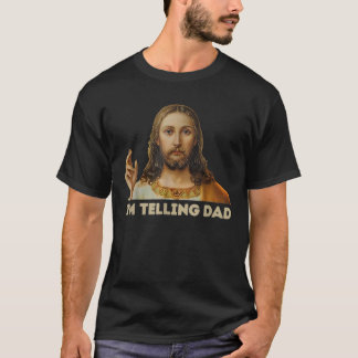 T-shirt Je dis à papa Jésus
