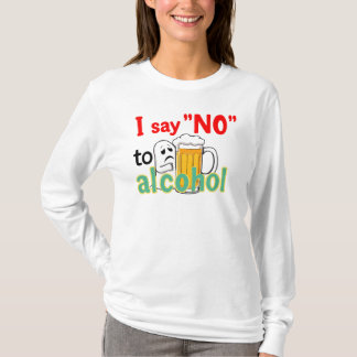 T-shirt Je dis 'non' à l'alcool 