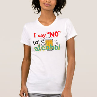 T-shirt Je dis 'non' à l'alcool
