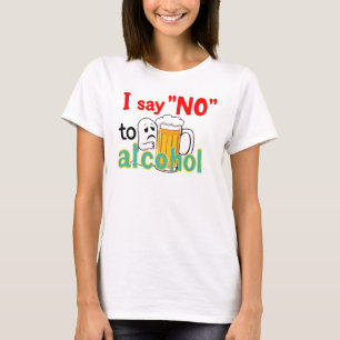 T-shirt Je dis 'non' à l'alcool