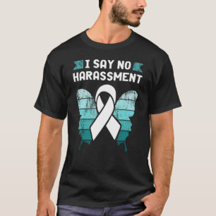 T-shirt Je dis pas de harcèlement Swea