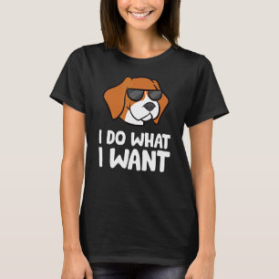 T-shirt Je Fais Ce Que Je Veux Aimer Chiens Beagles