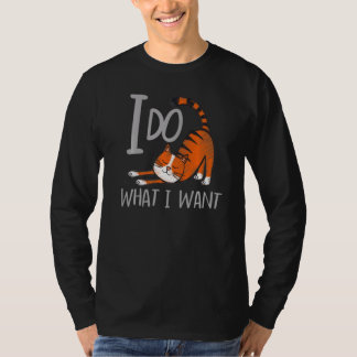 T-shirt Je Fais Ce Que Je Veux Avec Mon Chat