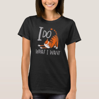 T-shirt Je Fais Ce Que Je Veux Avec Mon Chat