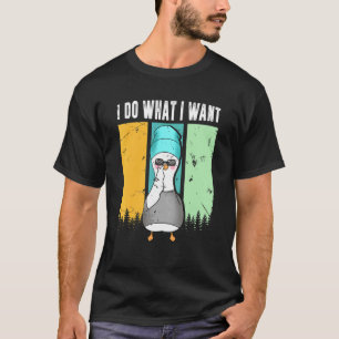 T-shirt Je fais ce que je veux Retro Goose Cool Canard