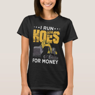 T-shirt Je fais courir des putes pour de l'argent Opérateu