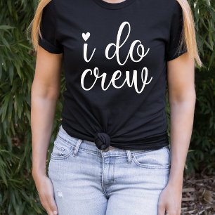T-shirt Je fais Crew Funny Heart Black Bachelorette