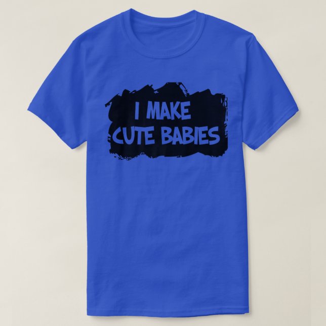 T-shirt Je Fais De Bébés Mignons, Faire-part Grossesse Pre (Design devant)