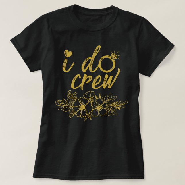 T-shirt Je fais de l'équipage (Design devant)