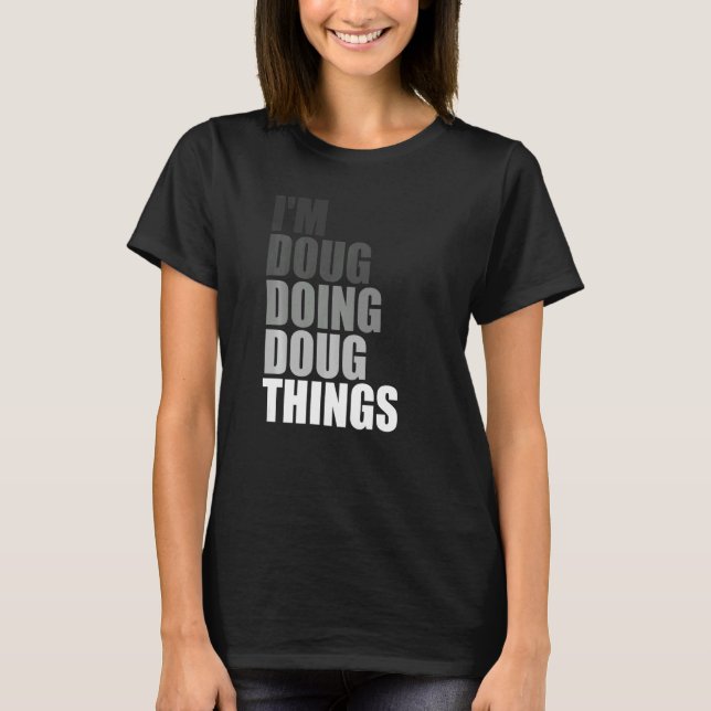 T-shirt JE FAIS DES CHOSES DE CHIEN Anniversaire MEC First (Devant)