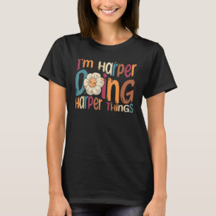 T-shirt Je fais Harper Things Super Retro Harpe