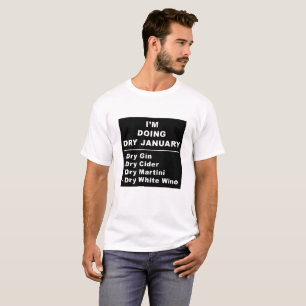 T-shirt Je fais janvier sec