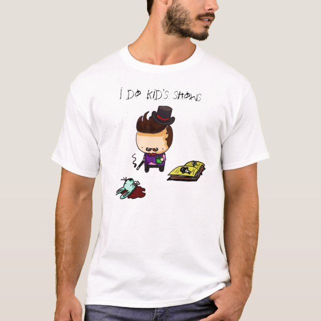 T-shirt Je fais les expositions de l'enfant (Devant)