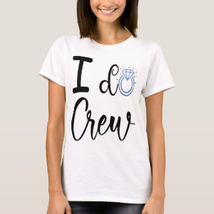 T-shirt Je fais Mariage Fête des mariées d'équipage femmes
