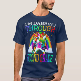 T-shirt Je fais mes études en deuxième année à l'école Un