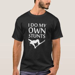 T-shirt Je Fais Mes Propres Étapes Funny Xc Ski Skiing Cro