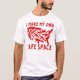 T-shirt Je Fais Mon Propre Espace Sécurisé ©WhiteTigerLLC.